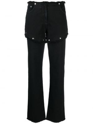 Klasické bavlněné straight fit džíny s kapsami 1017 Alyx 9sm - černá