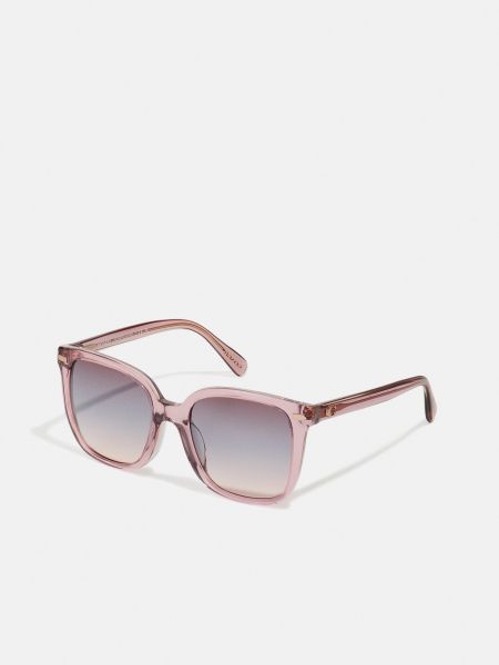 Прозрачные очки солнцезащитные Coach розовые
