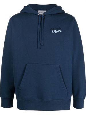 Hoodie Maison Kitsuné blå