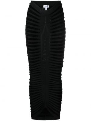 Přiléhavé dlouhá sukně Fashion Concierge Vip černé