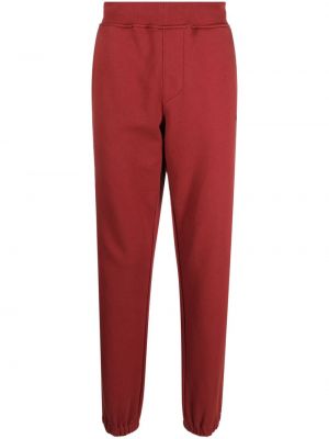 Pantaloni sport cu broderie din bumbac C.p. Company roșu