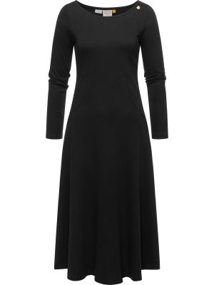 Μίντι φόρεμα Ragwear μαύρο