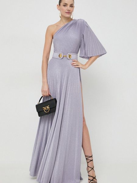 Длинное платье Elisabetta Franchi фиолетовое