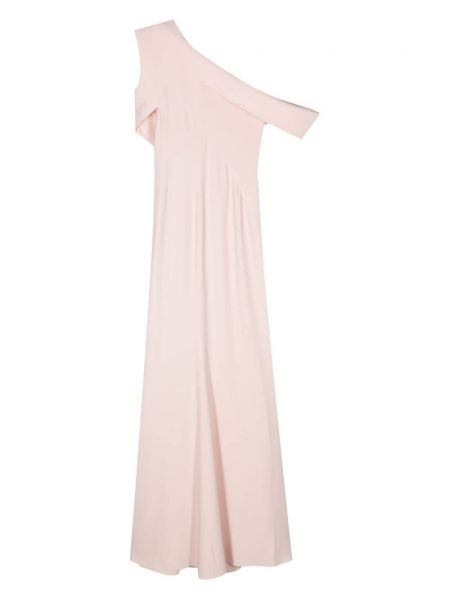 Asymetrické večerní šaty Alexander Mcqueen růžové
