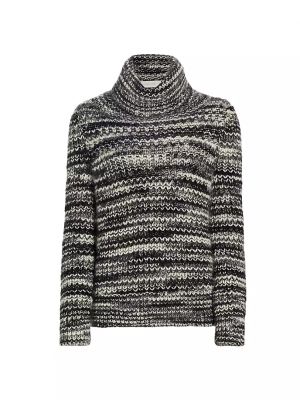 Лирический полосатый свитер Zimmermann черный