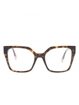Brązowe okulary Fendi Eyewear