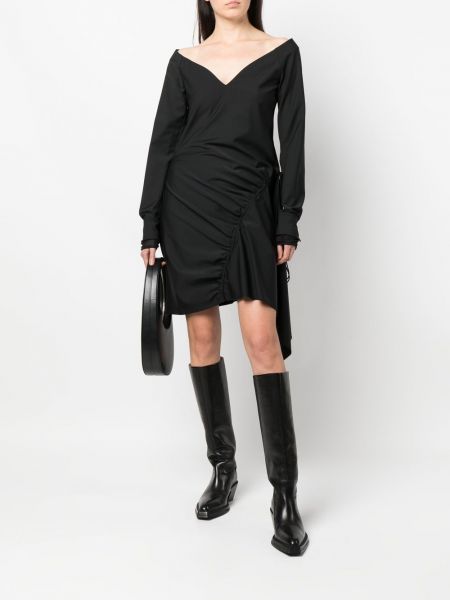 Sukienka asymetryczna Ac9 czarna