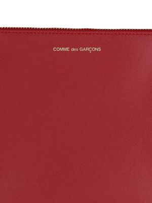 Bőr pénztárca Comme Des Garçons Wallet piros