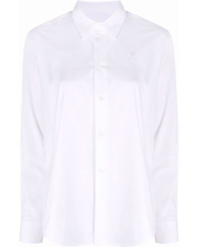 Camisa con botones Ami Paris blanco