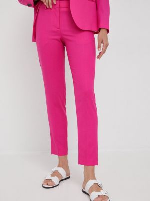 Vlněné cargo kalhoty Ps Paul Smith růžové