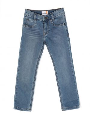 Straight leg-jeans för tjejer Timberland Kids blå