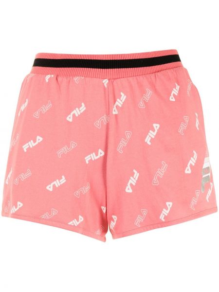 Pantalones cortos con estampado Fila rosa
