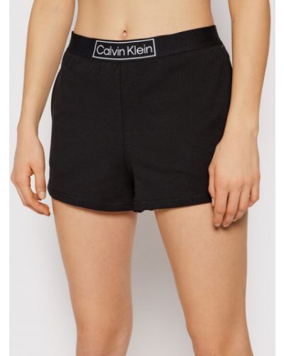 Calvin Klein Underwear Rövid pizsama nadrág 000QS6799E Fekete Regular Fit