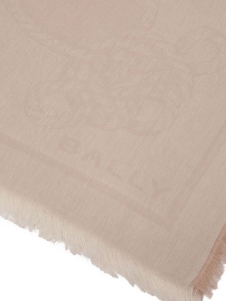 Schal aus baumwoll mit print Bally beige