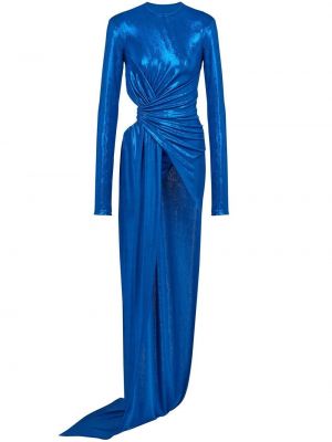 Вечерна рокля Balmain синьо