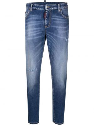 Skinny fit-jeans Dsquared2 blå