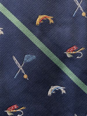 Jedwabny krawat Polo Ralph Lauren niebieski