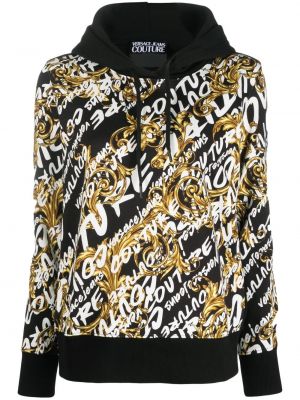 Hoodie mit print Versace Jeans Couture schwarz