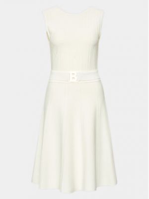 Priliehavé šaty Blugirl Blumarine biela