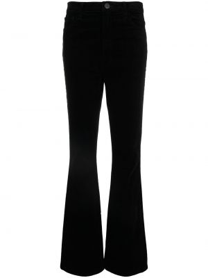 Pantalones de cintura alta bootcut J Brand negro