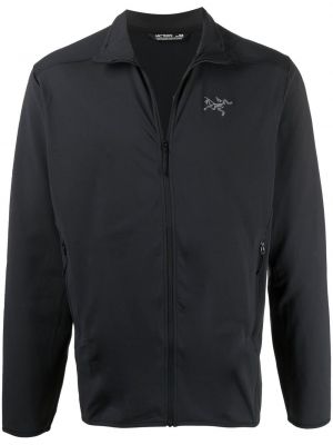 Спортивная куртка с вышивкой Arc'teryx, черная
