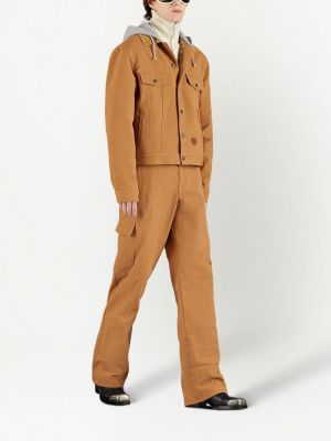 „cargo“ stiliaus kelnės Gucci ruda