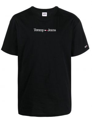 T-shirt Tommy Jeans svart