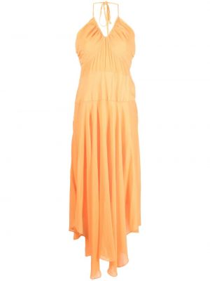 Μάξι φόρεμα Dkny πορτοκαλί