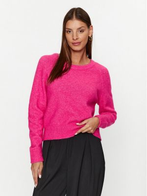 Пуловер Samsøe Samsøe розово