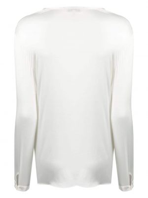 Satynowa bluza Antonelli biała