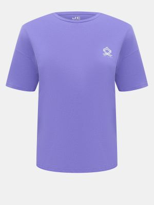 Футболка Just Clothes фиолетовая