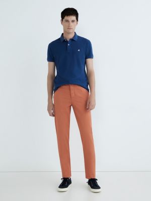 Pantalones chinos slim fit Brooksfield naranja