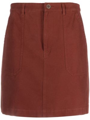 Mini suknja A.p.c. crvena