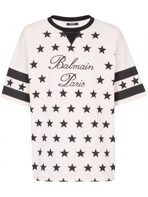 T-shirt à motif étoile Balmain