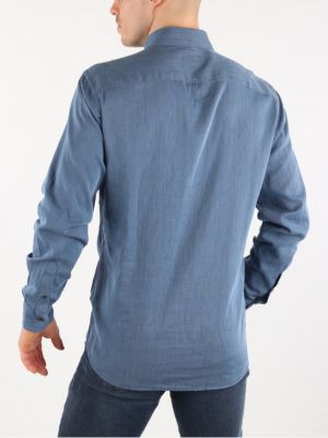 Cămășă de blugi Trussardi Jeans albastru