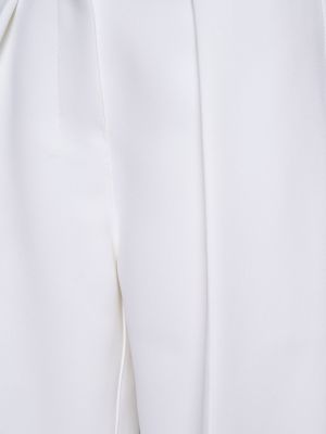 Kalhoty s vysokým pasem Jacquemus bílé