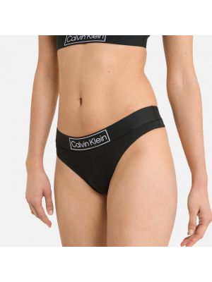 Tangas transparentes Calvin Klein Underwear negro