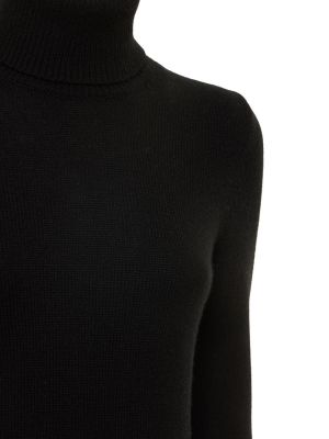 Kašmírové mini šaty Michael Kors Collection čierna