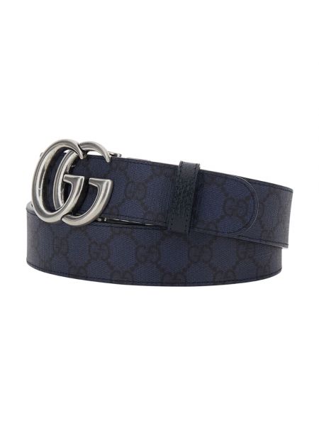 Cinturón reversible Gucci azul