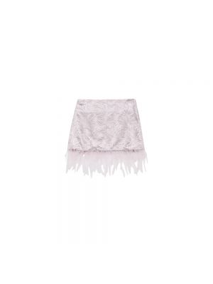 Różowa mini spódniczka Collina Strada