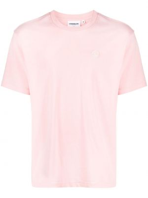 T-shirt i bomull Chocoolate rosa