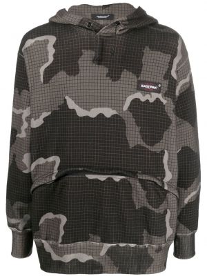 Hoodie con stampa camouflage Undercover