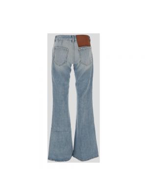 Low waist bootcut jeans ausgestellt Palm Angels blau