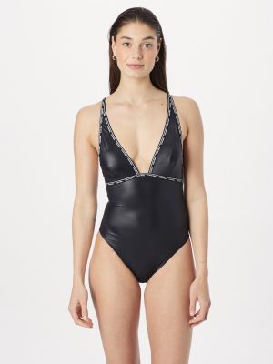 Vientisas maudymosi kostiumėlis Calvin Klein Swimwear juoda