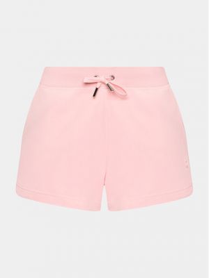 Pantaloni scurți de sport slim fit Juicy Couture roz