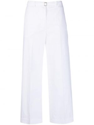 Памучни панталон Seventy бяло