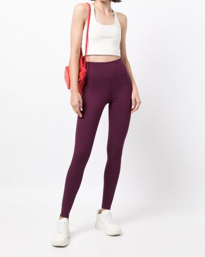 Pantalones de chándal de cintura alta Girlfriend Collective violeta