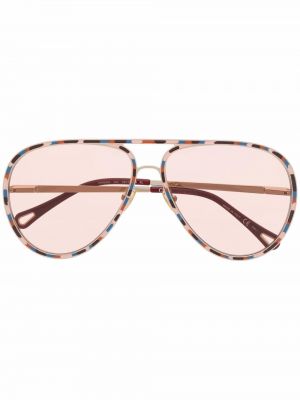 Kamuflere trykt briller Chloé Eyewear rosa