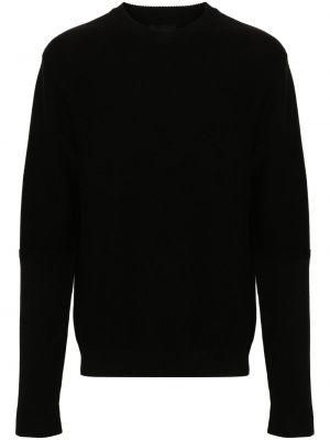 Sweter bawełniany Moncler czarny
