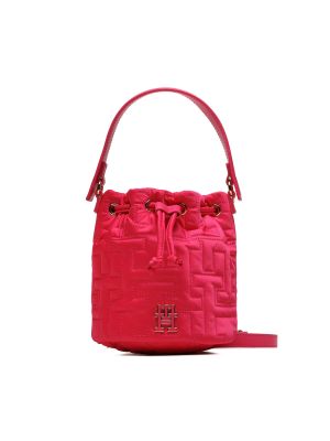 Найлонови чанта Tommy Hilfiger розово